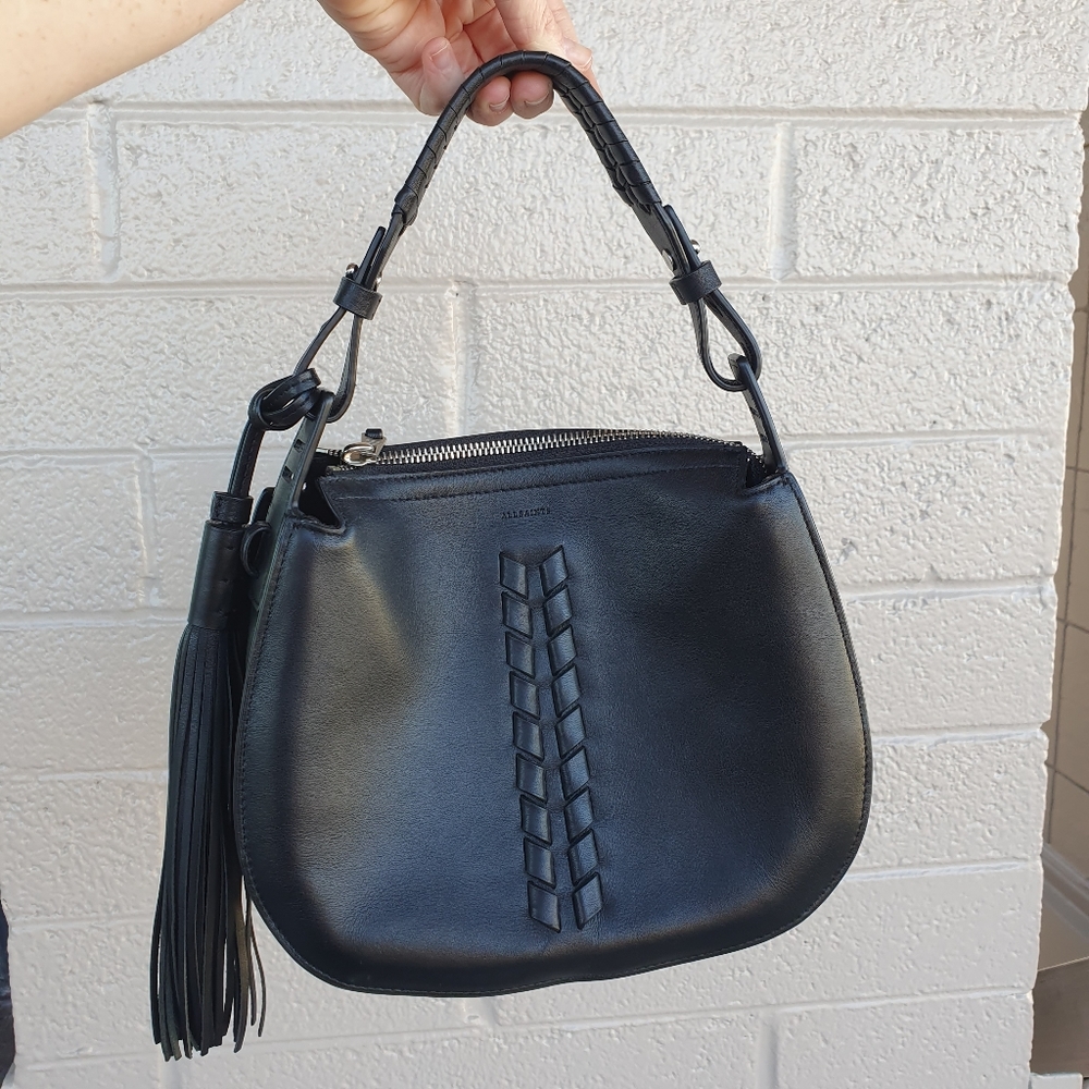 AllSaints Leather Satchel